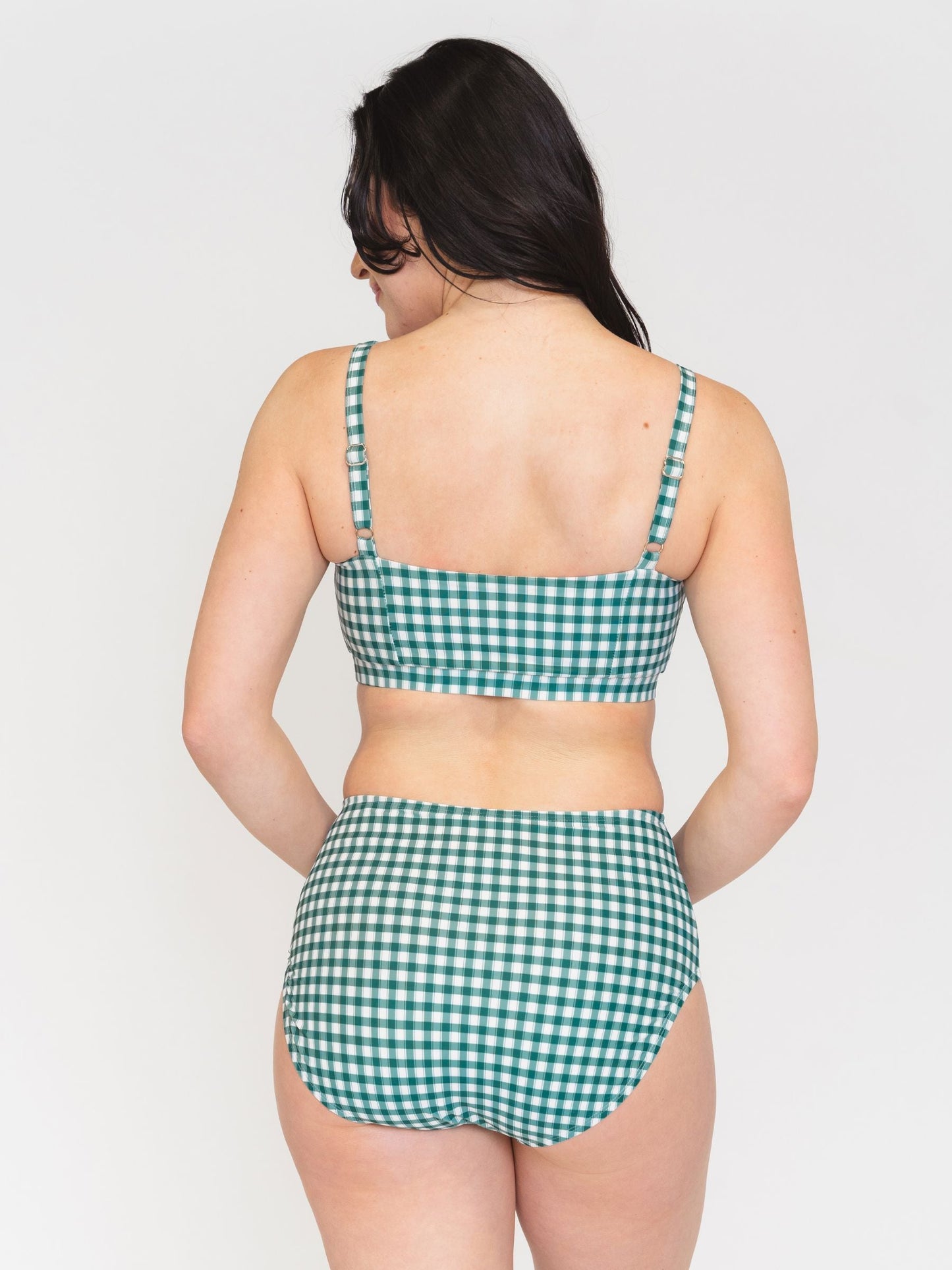 Juniper Gingham High-Waist Bottom
