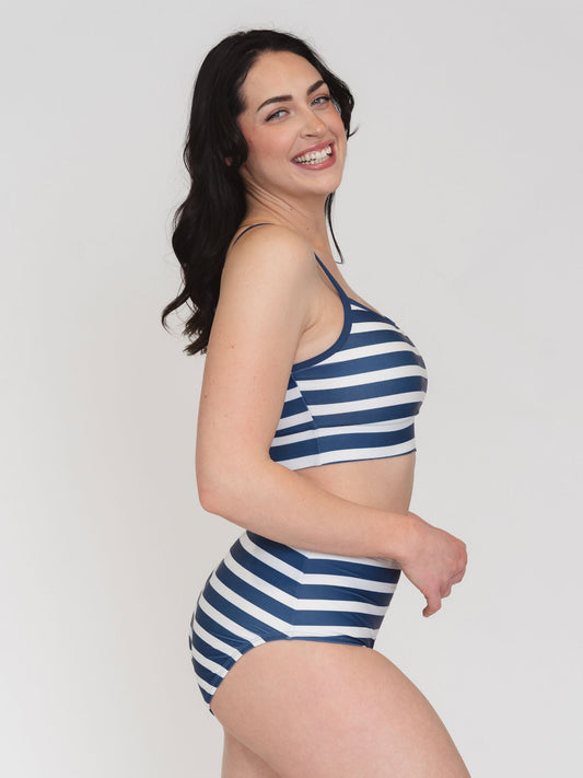 Navy Stripe Bralette