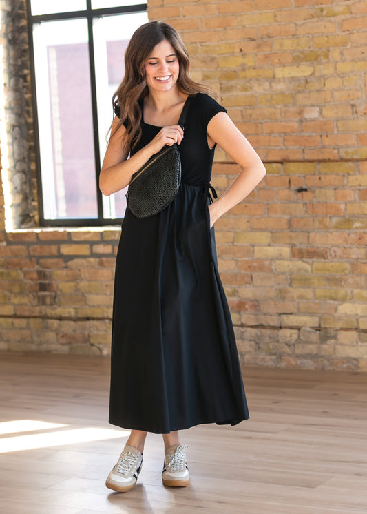 Eleanor Black A-line Maxi Dress - FINAL SALE