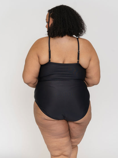 Black Tank One-Piece
