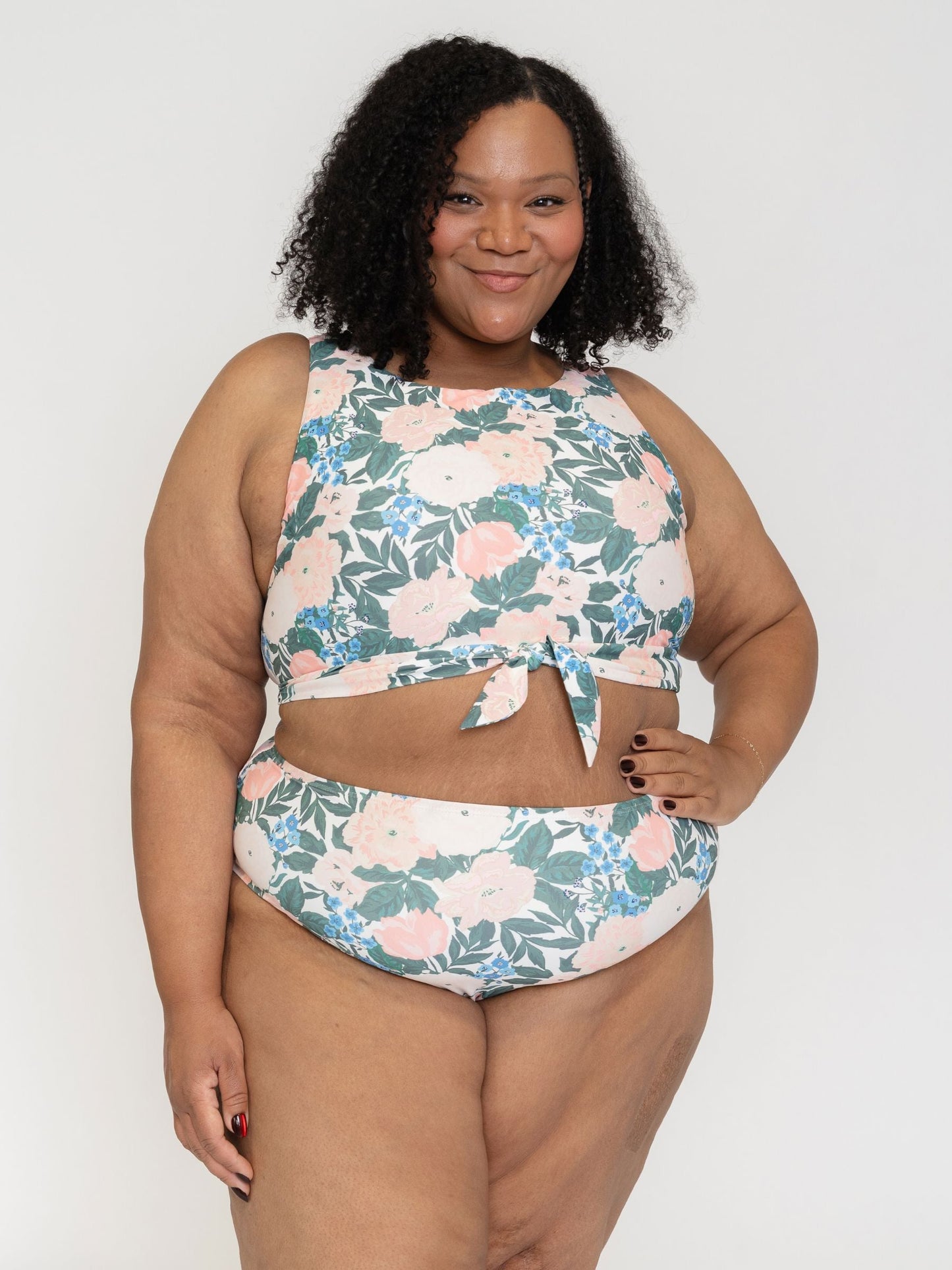 Bouquet Knotted Crop Top
