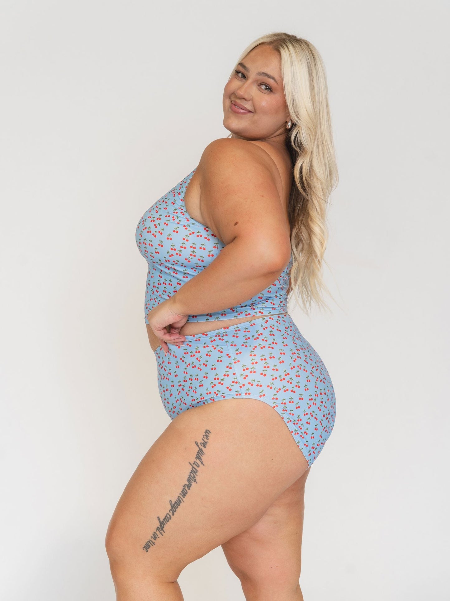 Cherries High-Waist Bottom