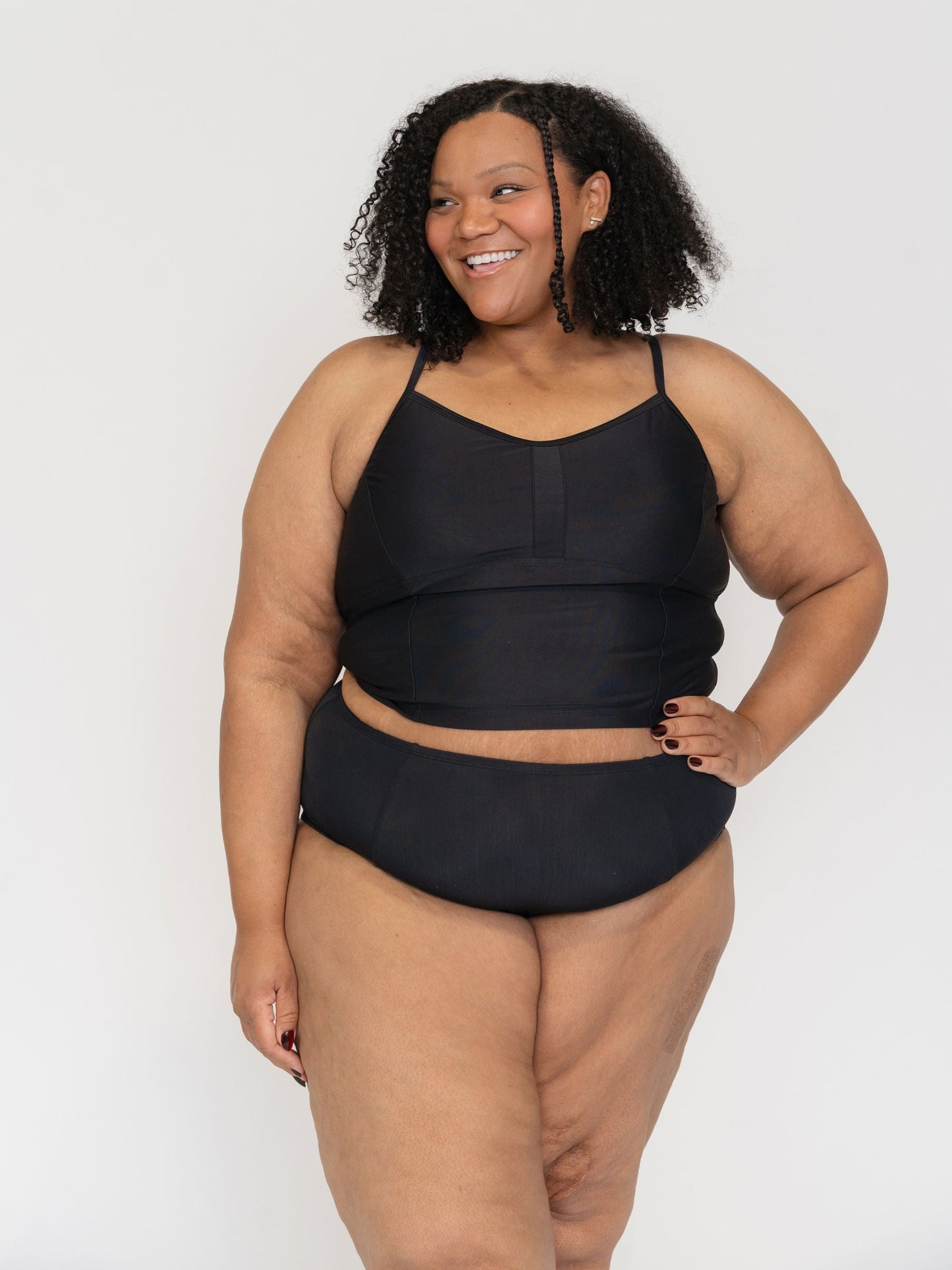 Black Classic Crop Top