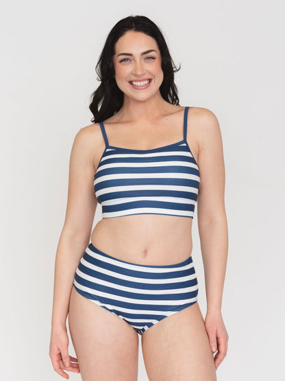 Navy Stripe Bralette
