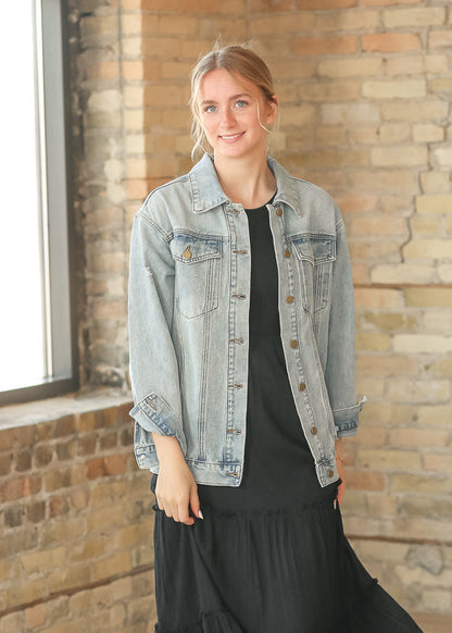 Brinx Oversized Denim Jacket