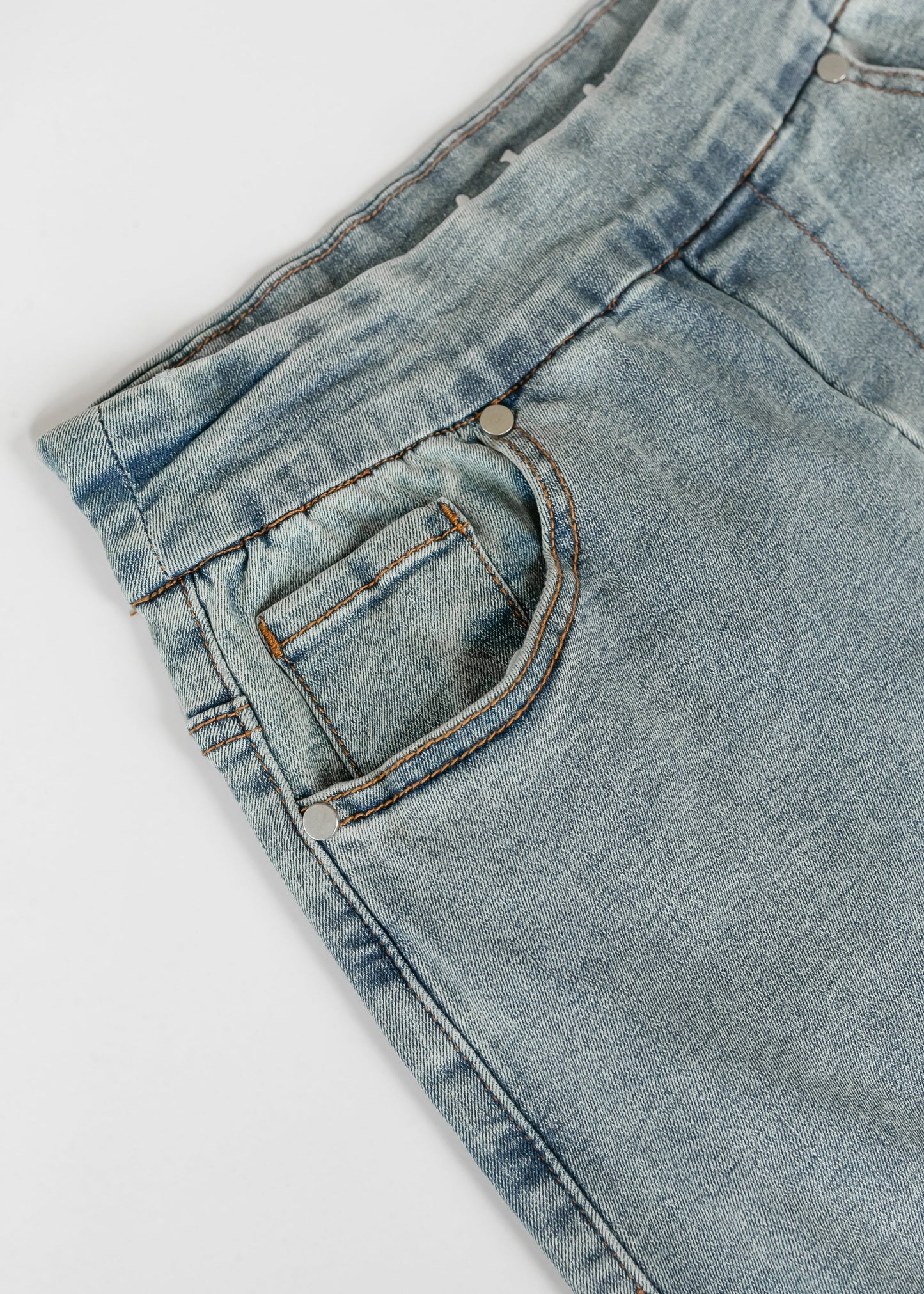 Donna Classic Wash Maxi Denim Skirt
