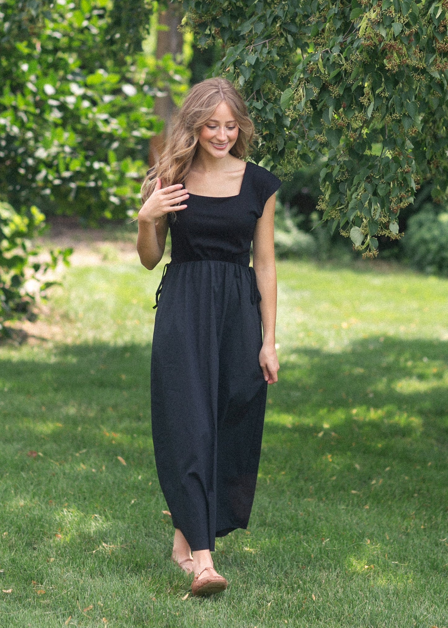 Eleanor Black A-line Maxi Dress - FINAL SALE