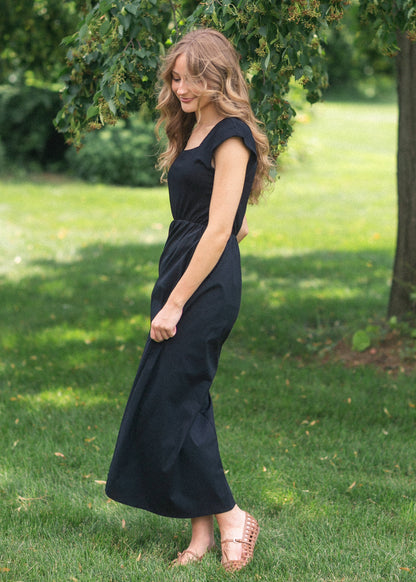 Eleanor Black A-line Maxi Dress - FINAL SALE