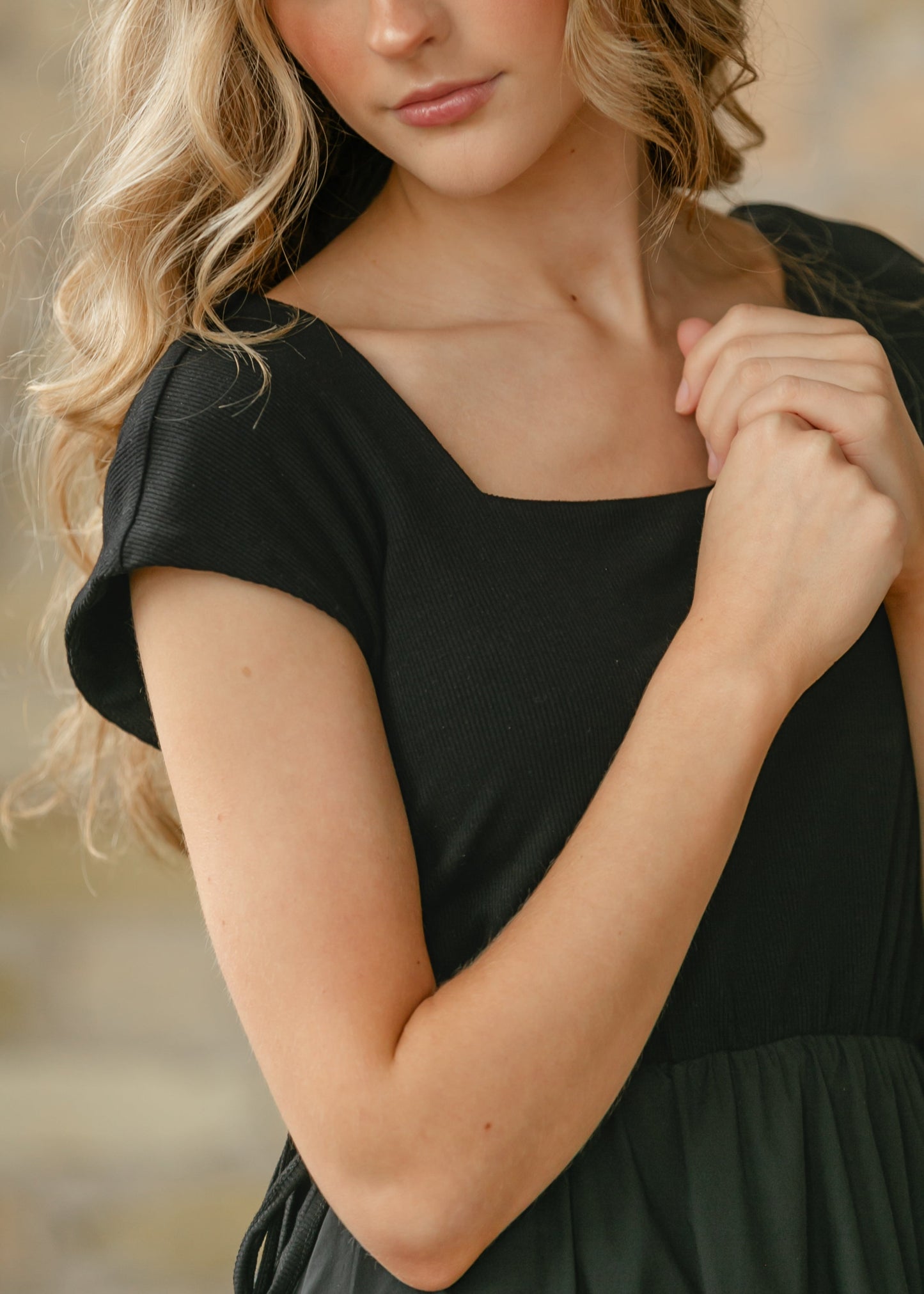 Eleanor Black A-line Maxi Dress - FINAL SALE