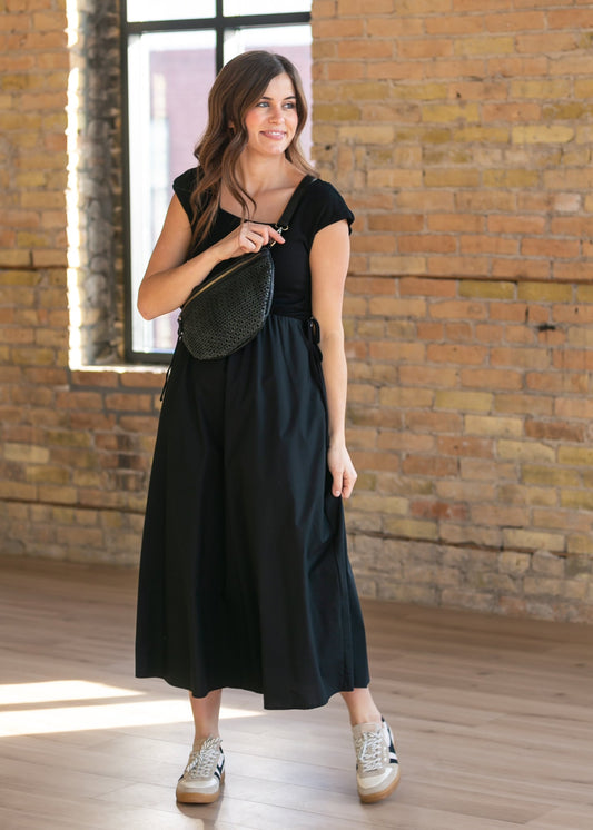 Eleanor Black A-line Maxi Dress - FINAL SALE