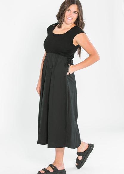 Eleanor Black A-line Maxi Dress - FINAL SALE