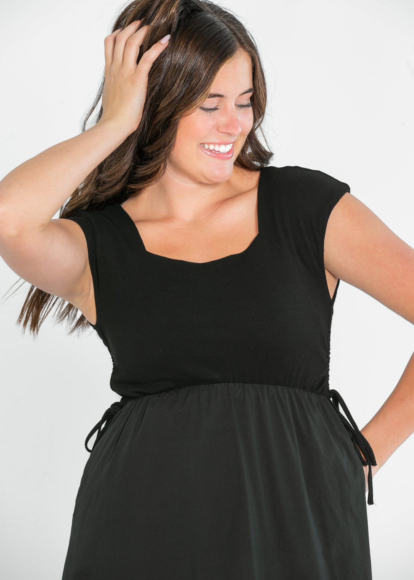 Eleanor Black A-line Maxi Dress - FINAL SALE