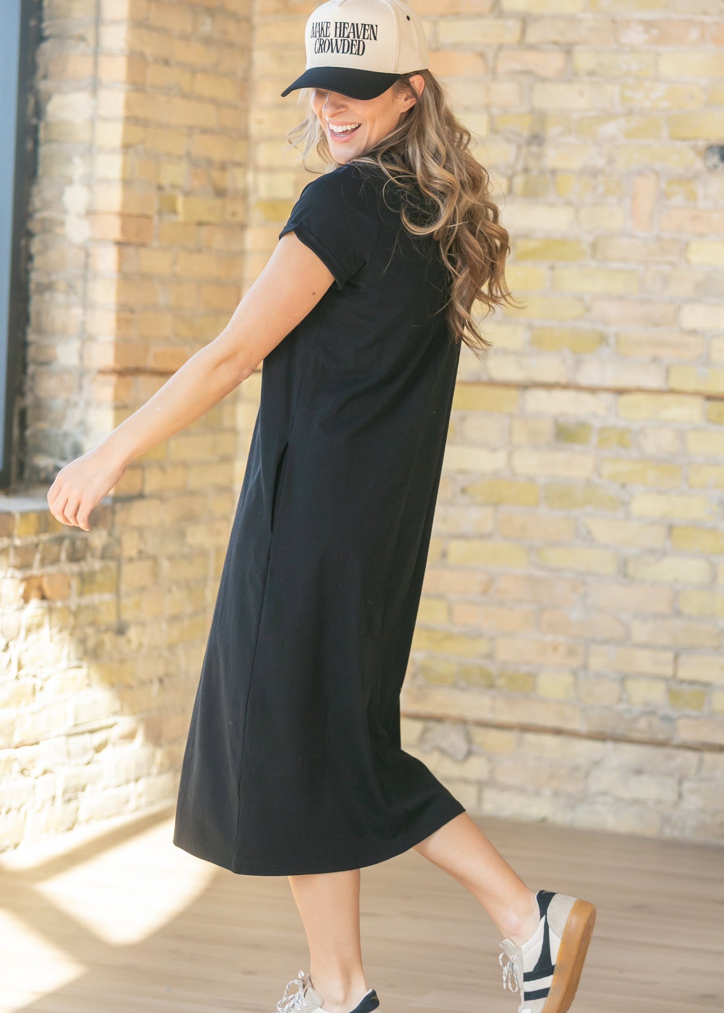 Finley V-neck T-shirt Dress