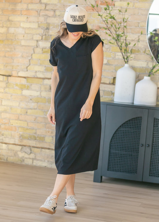 Finley V-neck T-shirt Dress