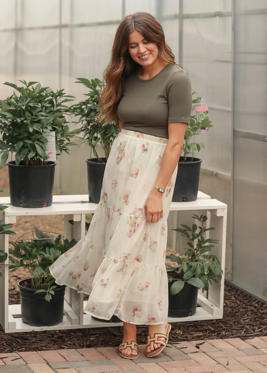 Helena Tiered Maxi Skirt - FINAL SALE