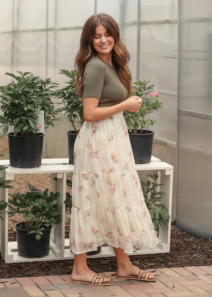 Helena Tiered Maxi Skirt - FINAL SALE