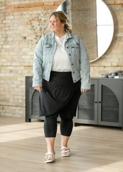 Lucille Tulip Hem Leggings Skirt